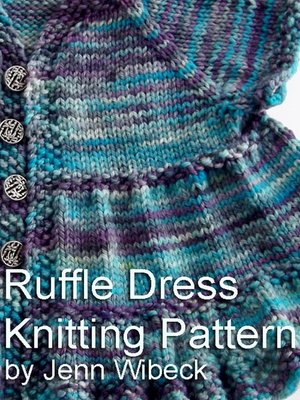 cover image of Ruffle Dress Baby Knitting Pattern